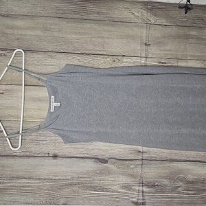 Victoria's Secret  Tank Top Maxi with Side Slit Size Small Gray